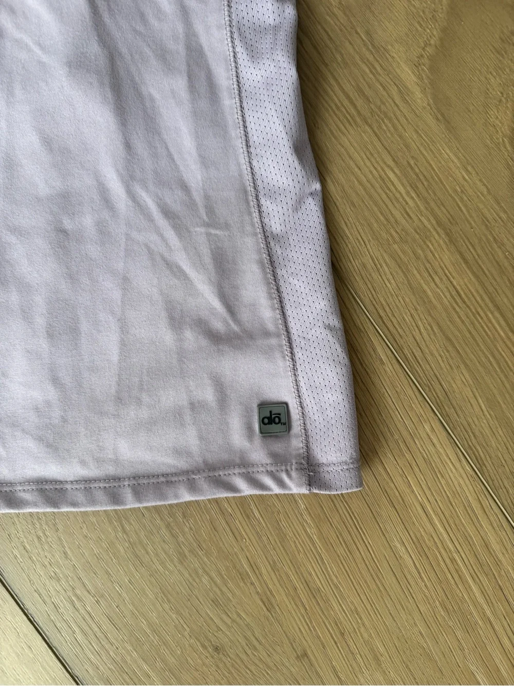alo Light Purple Workout Top Size Small